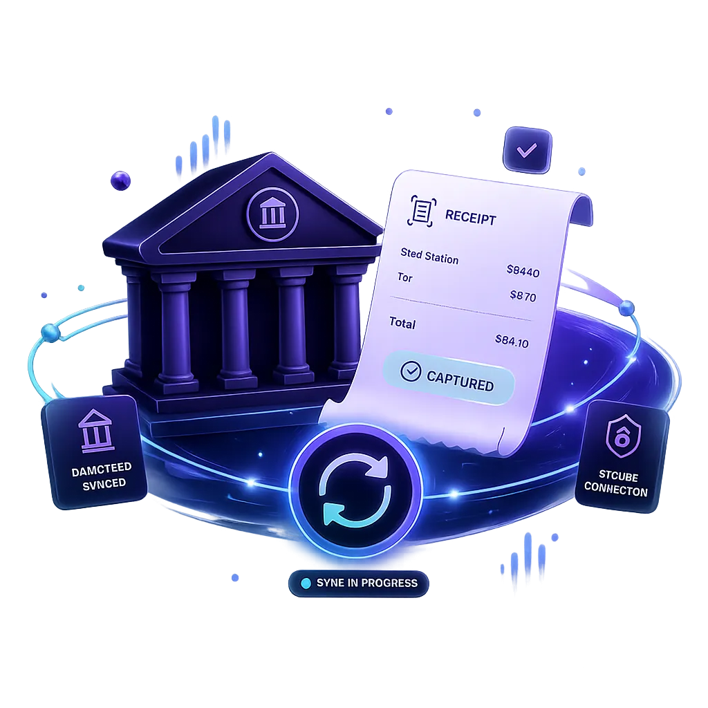 Bank transactions and inbox documents syncing into SellerBooks
